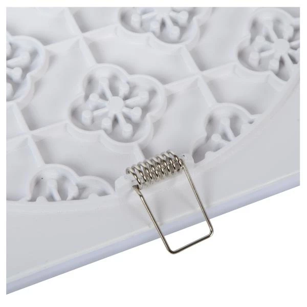 Lucide CERES-LED - Plafonnier Salle de bains - LED Dim. - 1x30W 3000K - IP44 - Blanc - détail 5